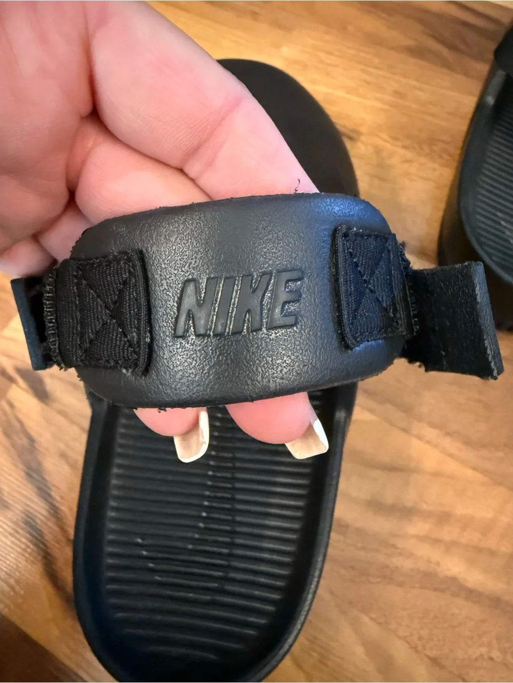 Nike Calm Mules black WOMANS 7 removable heel strap shoes clogs men’s 6 - Picture 7 of 8